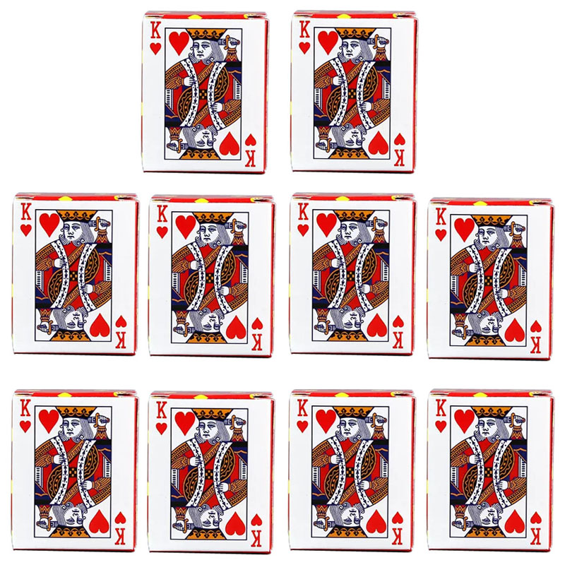 Party Games Juegos De Mesa - بطاقات لعب البوكر الصغيرة للأطفال والكبار