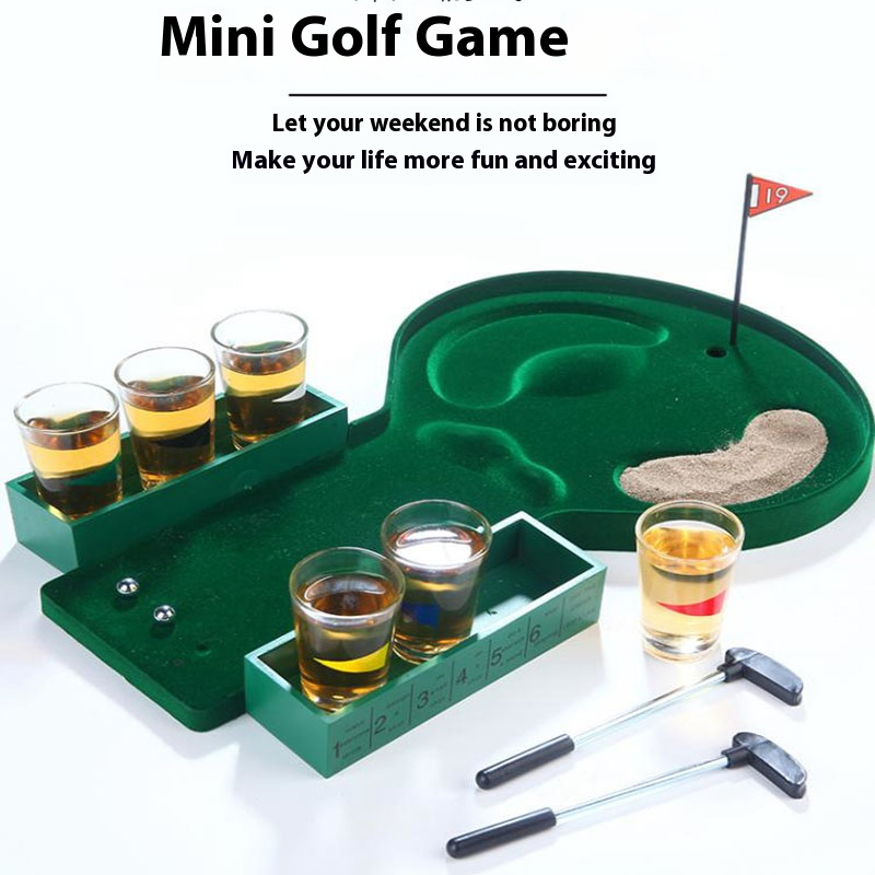 Party Games Adults Drinking - ألعاب طاولة جولف صغيرة للكبار ،