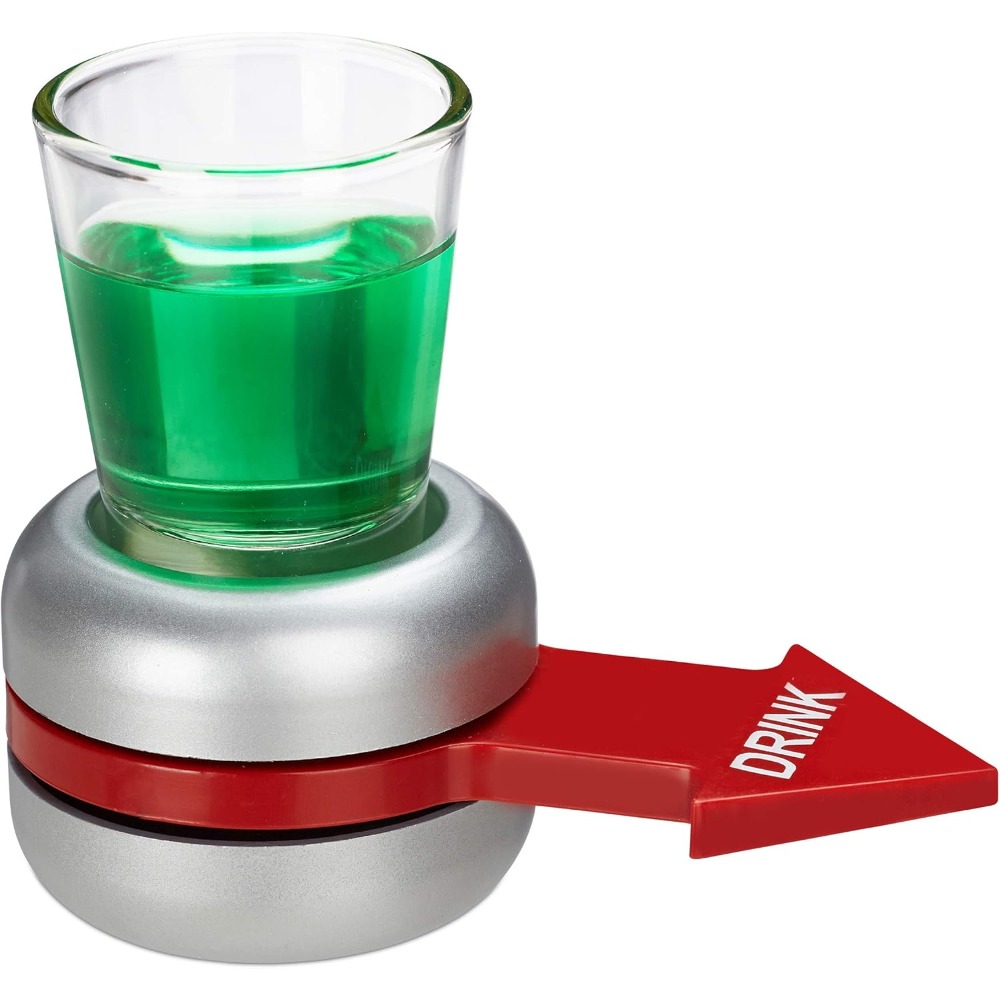 Party Games Adults Drinking - لعبة الشرب من Relaxdays، تدور الزجاجة