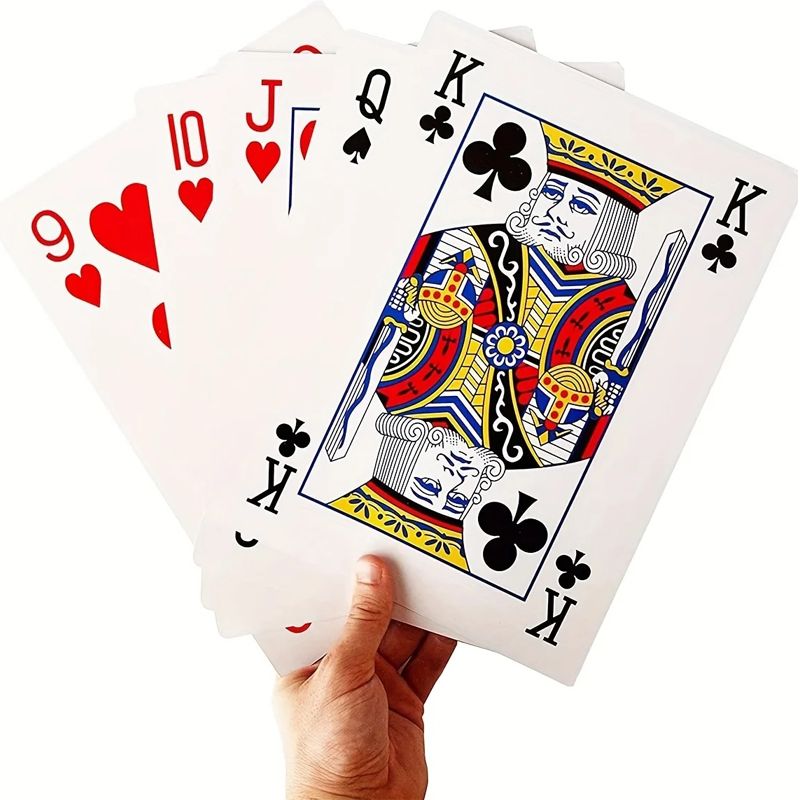 Party Games Juegos De Mesa - أوراق اللعب المتضخم جامبو 4x ألعاب