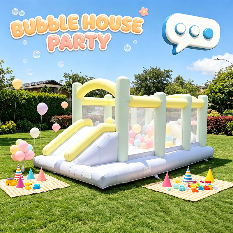 مسار عوائق صغير قابل للنفخ بلو - مراجعة Party Games Easy Kids وسعره