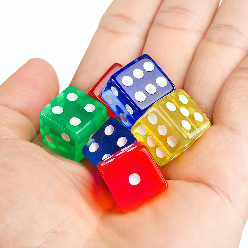 12 قطعة 16 مللي متر النرد الشف - مراجعة Party Games Juegos De Mesa وسعره