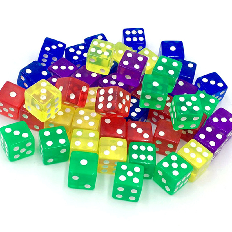 12 قطعة 16 مللي متر النرد الشف - مراجعة Party Games Juegos De Mesa وسعره