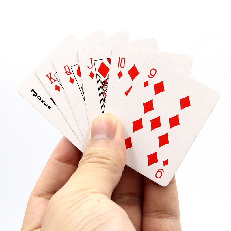 بطاقات لعب البوكر الصغيرة للأط - مراجعة Party Games Juegos De Mesa وسعره