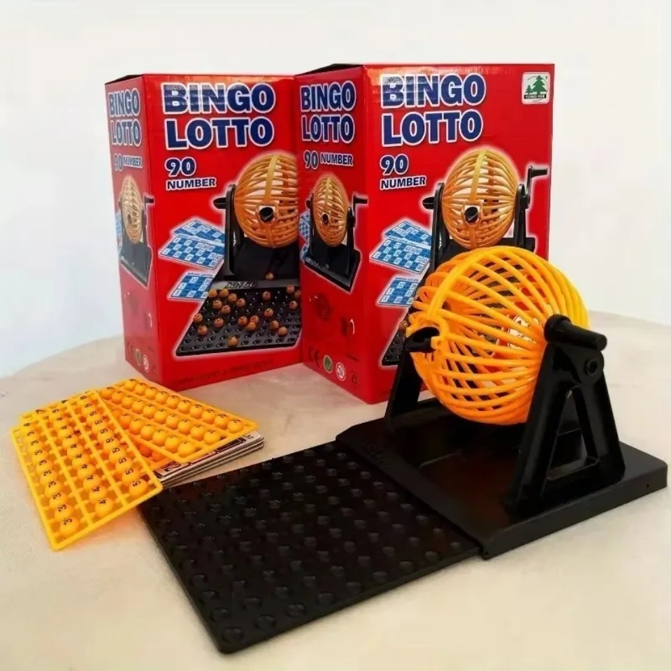 مجموعة لعبة بينجو فاخرة مع قفص - مراجعة Party Games Juegos De Mesa وسعره