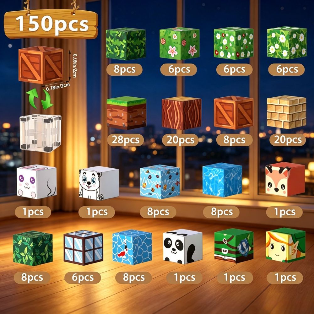 مجموعة بناء المنازل المغناطيسي - مراجعة Party Games Easy Kids وسعره