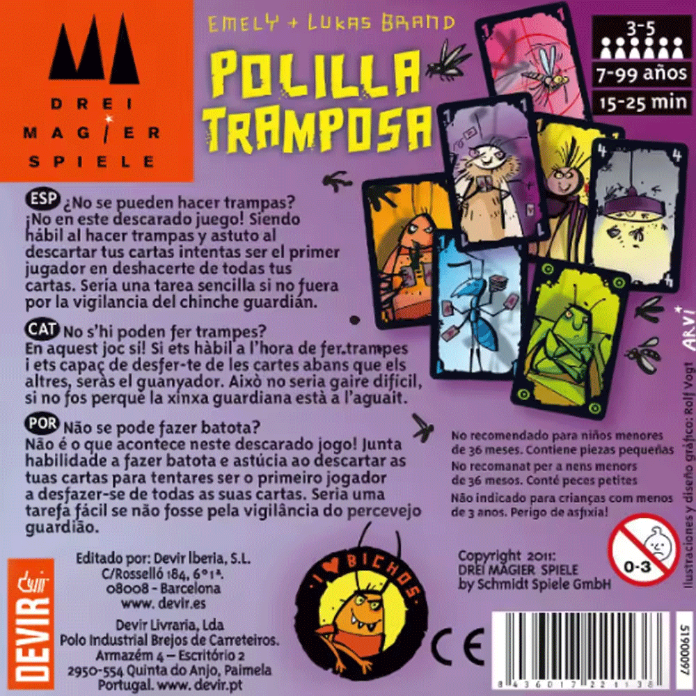 ألعاب لوحية من Polilla Trampos - مراجعة Party Games Juegos De Mesa وسعره