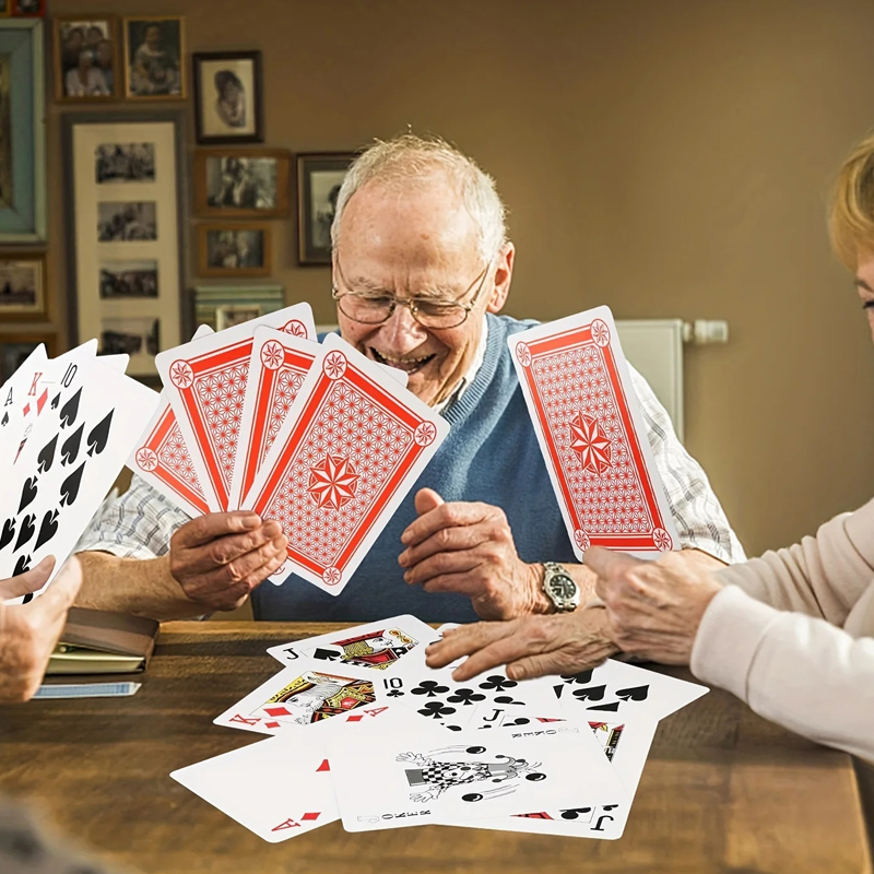 أوراق اللعب المتضخم جامبو 4x أ - مراجعة Party Games Juegos De Mesa وسعره